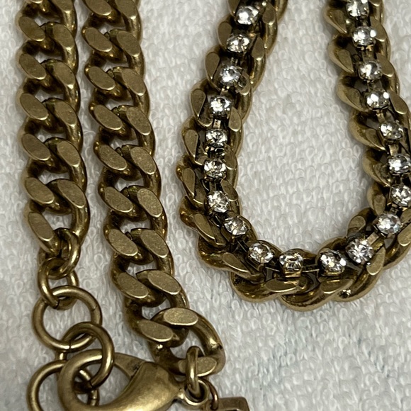 Goldish chunky necklace - Picture 4 of 5